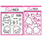 Pink and Main Hooray For Fall Clear Stamp and Die Set