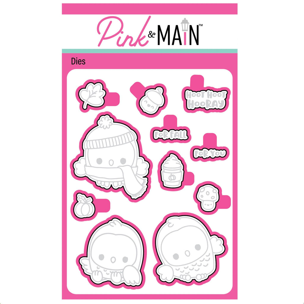 Pink and Main Hooray For Fall Clear Stamp and Die Set product image 2