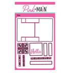 Pink and Main Horizontal Step Card Dies pnm813
