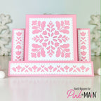 Pink and Main Horizontal Step Card Dies pnm813 pink