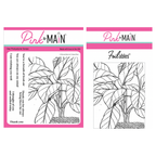 Pink and Main House Plant Clear Stamps and Foilables Panels Set