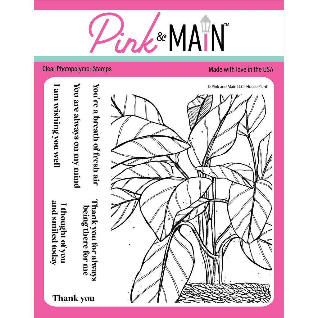 Pink and Main House Plant Clear Stamps and Foilables Panels Set product image 1