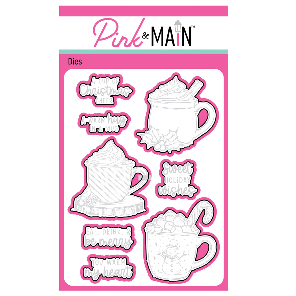 Pink and Main Hug in a Mug Clear Stamp and Die Set product image 2