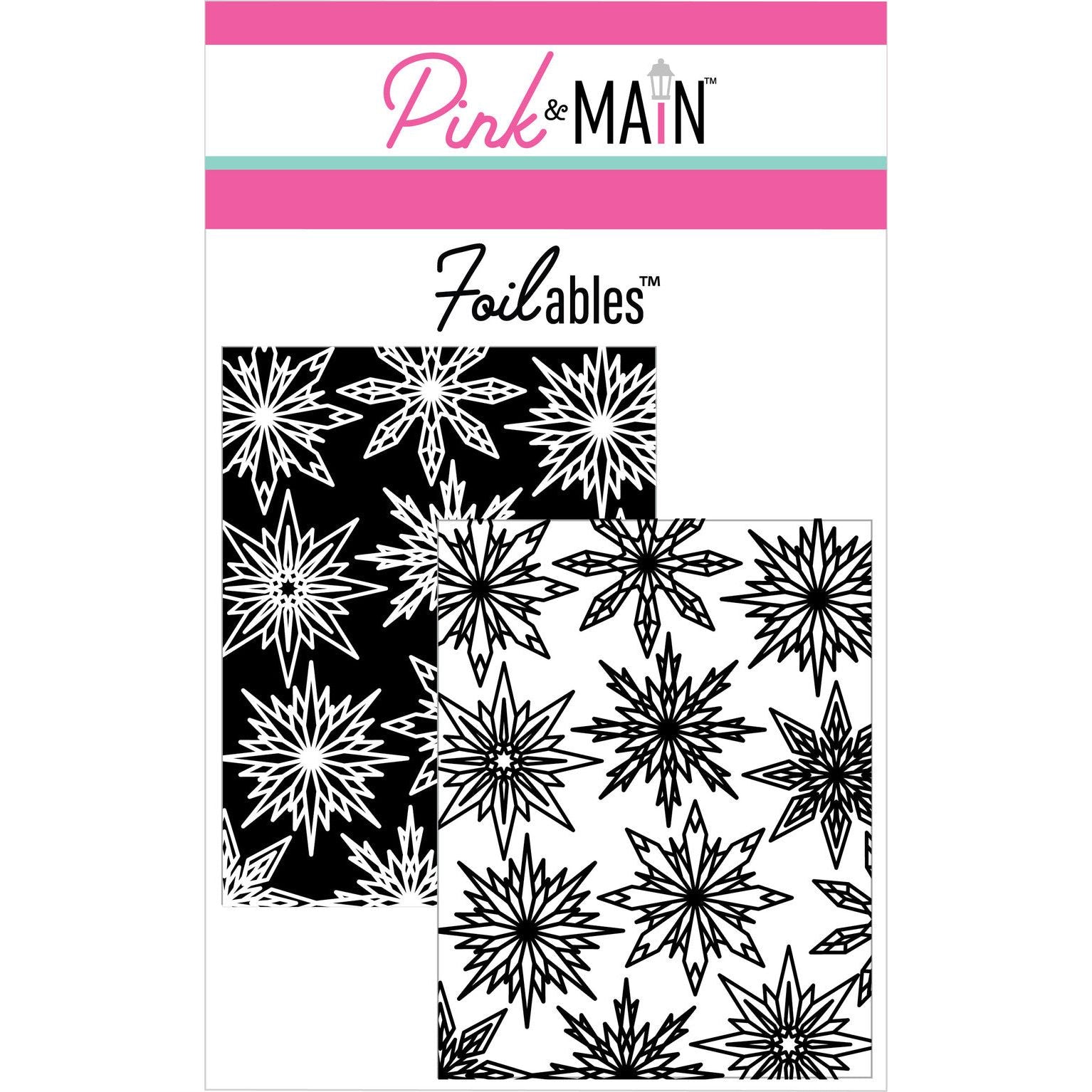 Pink and Main Ice Crystals Foilables Panels pmf275