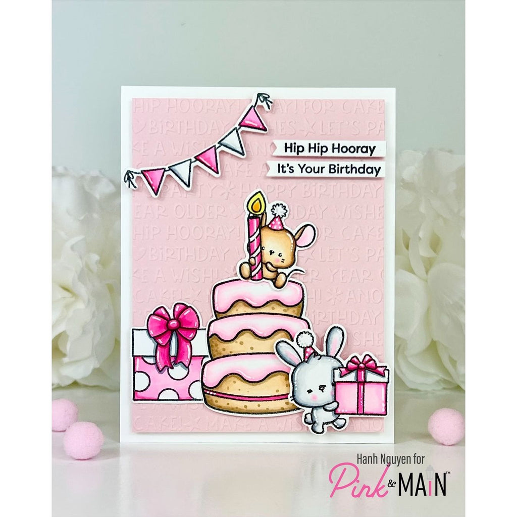 Pink and Main Icing On The Cake Dies pnm734 cake