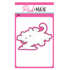 Pink and Main January Cat Clear Stamp and Die Set image 2