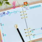 Pink and Main January Rub Ons pmr005 planner