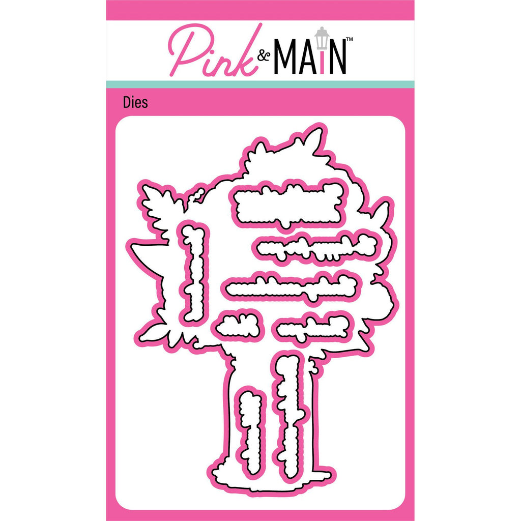 Pink and Main Jar Of Peonies Clear Stamp and Die Set product image 2