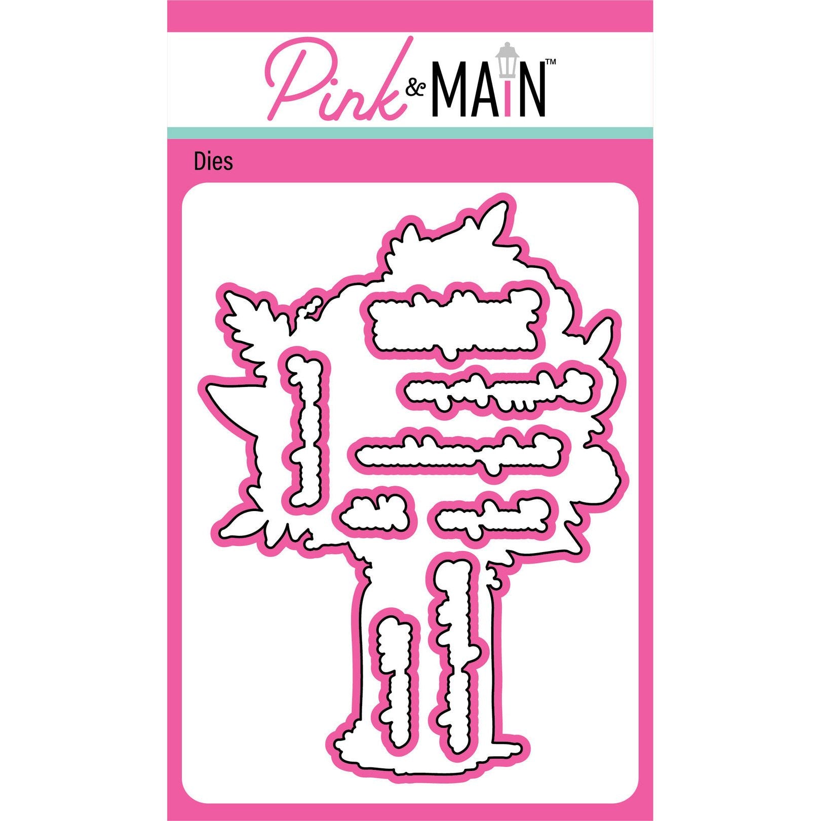 Pink and Main Jar Of Peonies Dies pnm744