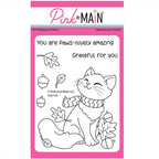 Pink and Main July Cat Clear Stamps pm0887