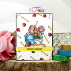 Pink and Main July Mouse Dies pnm768 backpack
