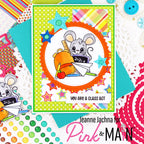 Pink and Main July Mouse Dies pnm768 stars