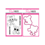Pink and Main June Mouse Clear Stamp and Die Set