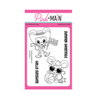 Pink and Main June Mouse Clear Stamp and Die Set product image 1