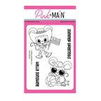 Pink and Main June Mouse Clear Stamps pm0795