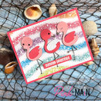 Pink and Main June Mouse Clear Stamps pm0795 summer greetings