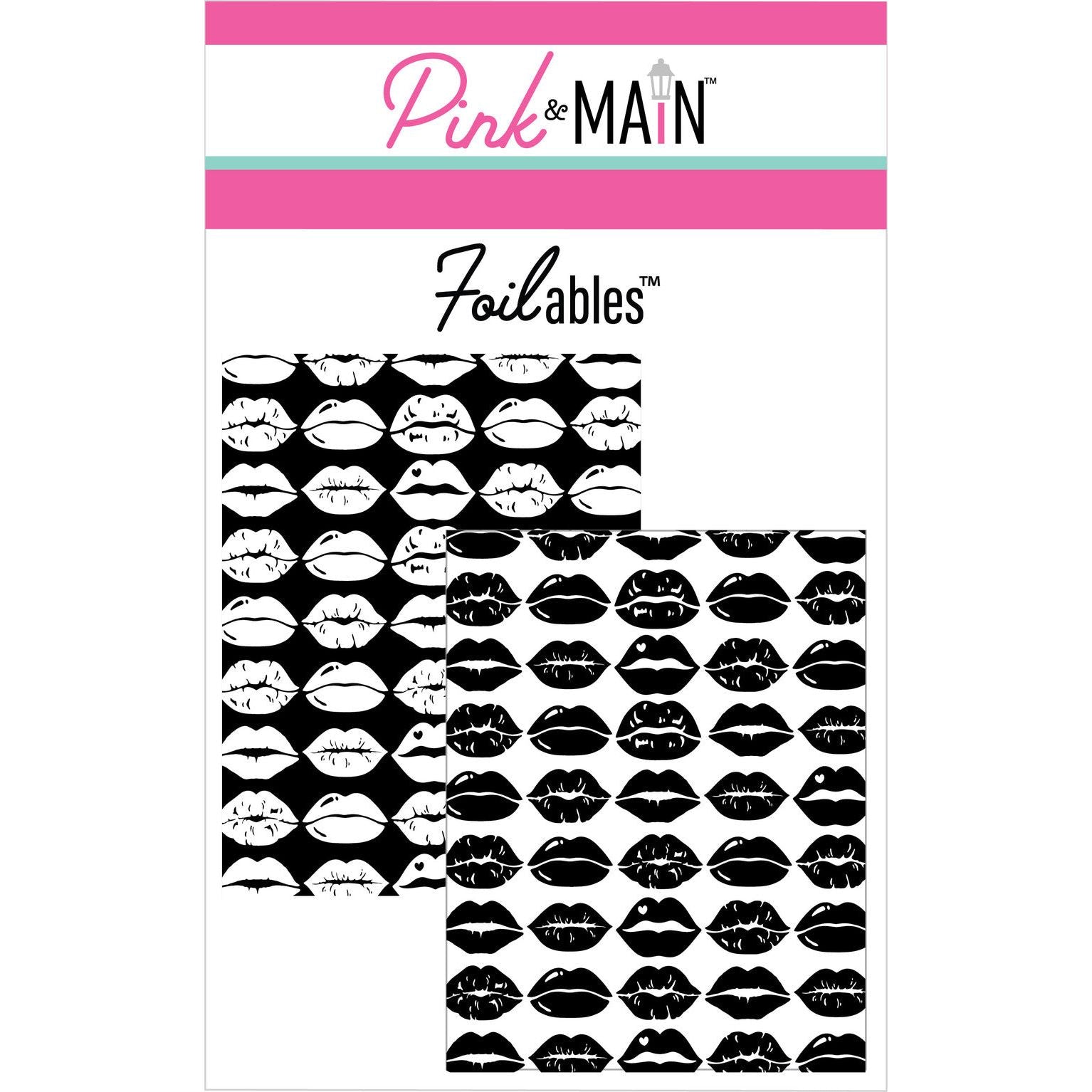 Pink and Main Kissing Booth Foilables Panels pmf281