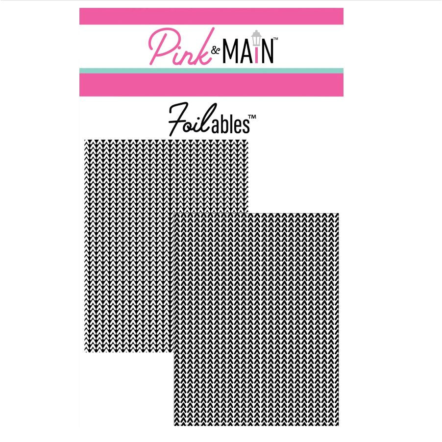 Pink and Main Knitted Sweater Foilables Panels pmf425