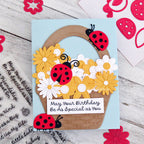 Pink and Main Ladybug Dies pnm755 basket
