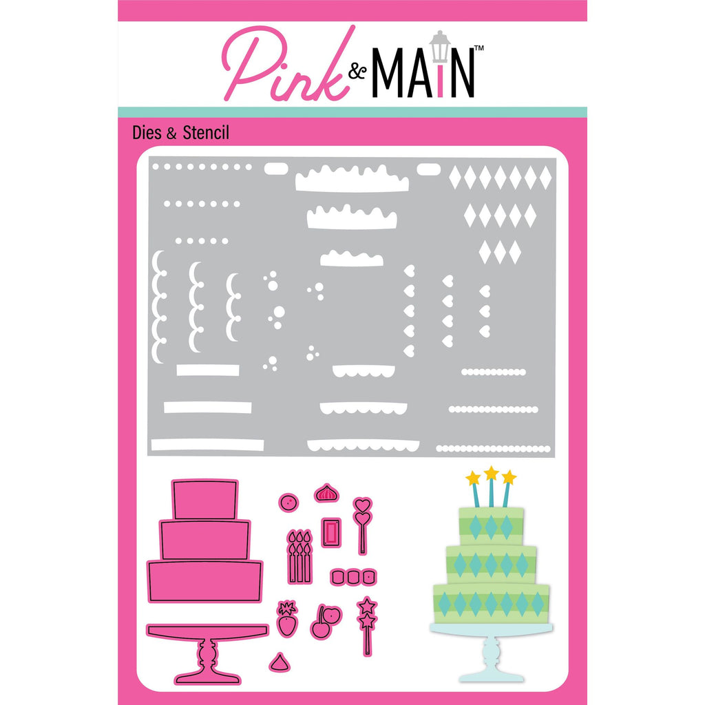 Pink and Main Layer Cake Dies and Stencil Set pnm739
