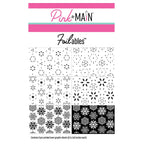 Pink and Main Layering Snowflakes Die Stencil and Foilables Sheets Set product image 2