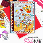 Pink and Main Leaves Are Falling Dies pnm901 fun patterns background car