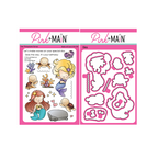 Pink and Main Let's Make Waves Clear Stamp and Die Set