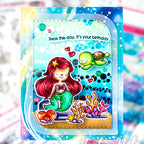 Pink and Main Let's Make Waves Dies pnm760 under the sea