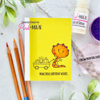 Pink and Main Little Monsters Clear Stamps pm0814 birthday