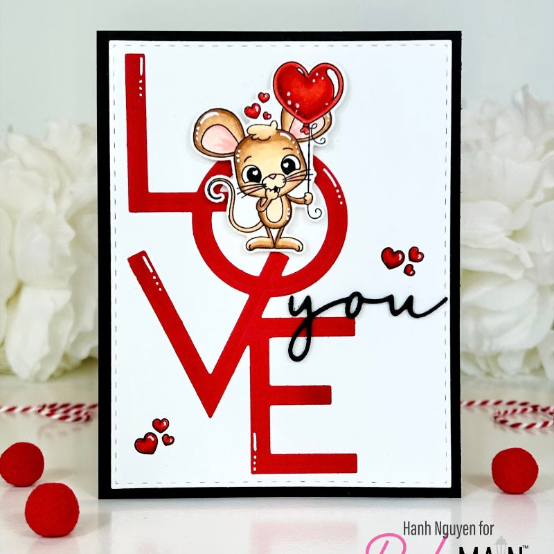 Pink and Main Love Always Dies pnm821 mouse