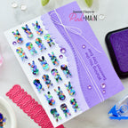 Pink and Main Magical Shaker Glitter pme206 bunnies