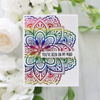 Pink and Main Mandalas Foilable Panels pmf045 on my mind