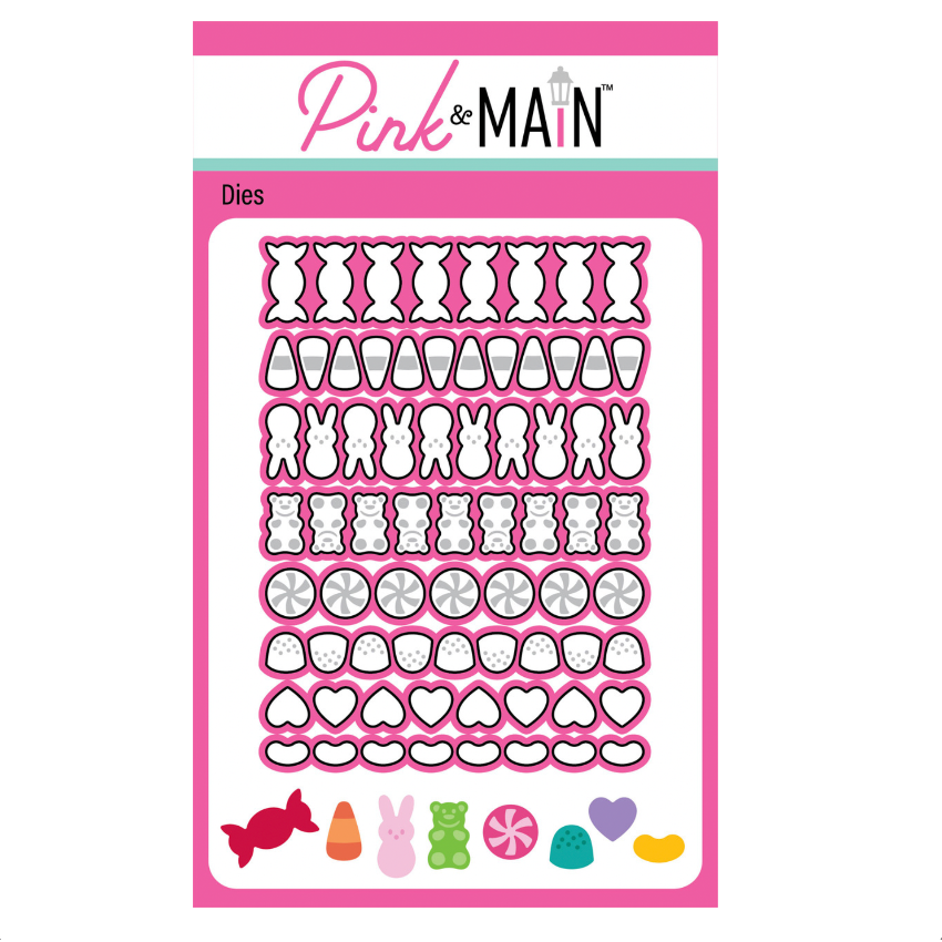 Pink and Main Many Candies Dies pnm852