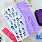Pink and Main Many Candies Dies pnm852 cute bunnies