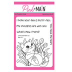 Pink and Main May Cat Clear Stamp and Die Set image 1