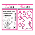 Pink and Main May Mouse Clear Stamp and Die Set
