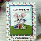 Pink and Main May Mouse Clear Stamps pm0786 birds