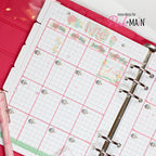 Pink and Main May Rub-ons pmr010 journal image 2