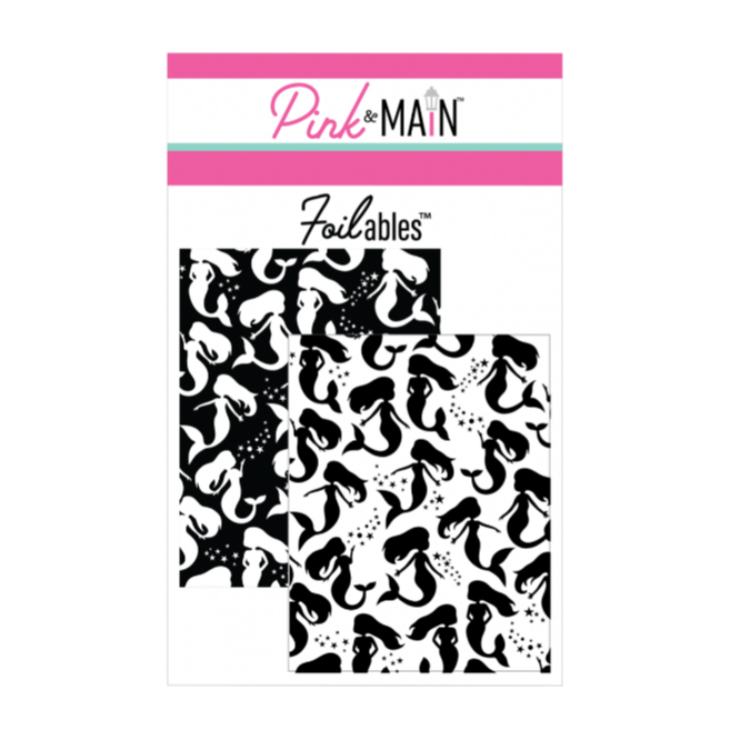Pink and Main Mermaid Foilables Panels pmf329