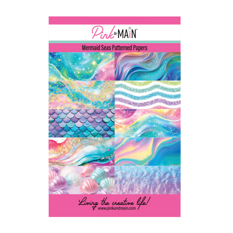 Pink and Main Mermaid Seas 8.5 x 5.5 inch Paper Pack pmp167