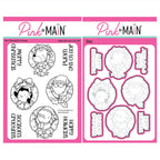 Pink and Main Merry Wreaths Clear Stamp and Die Set