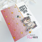 Pink and Main More Spotlight Sentiments Clear Stamps pm0780 bees