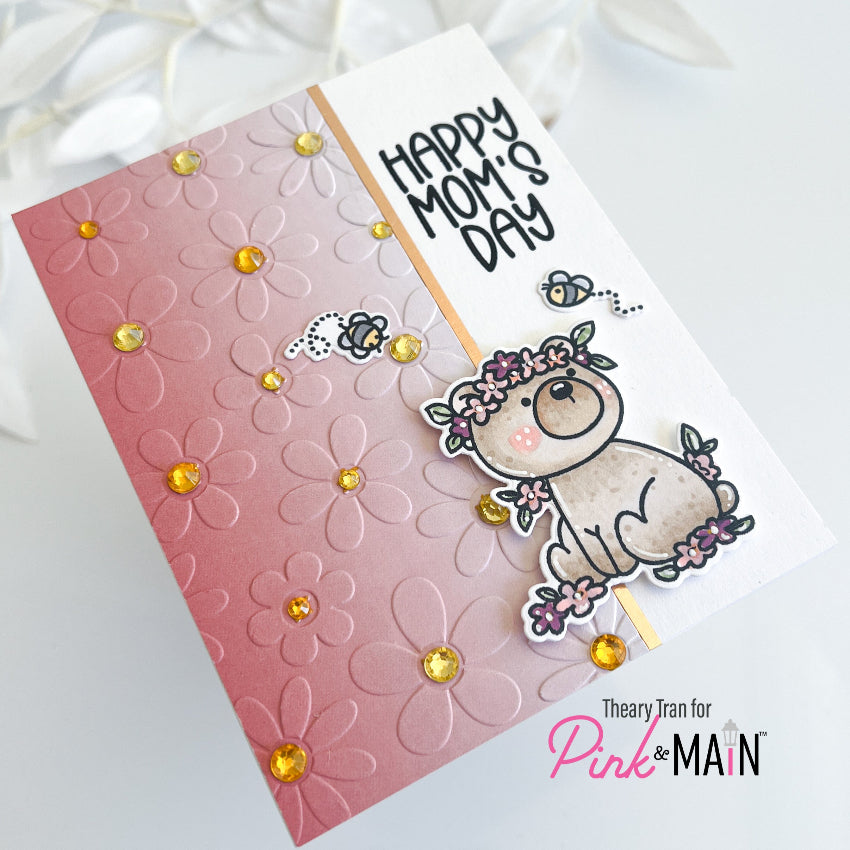 Pink and Main More Spotlight Sentiments Clear Stamps pm0780 bees