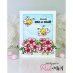 Pink and Main My Little Love Bugs Dies pnm731 flowers