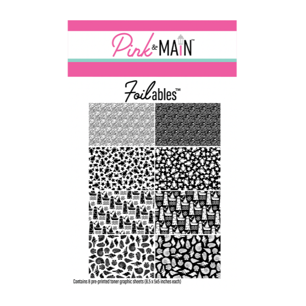 Pink and Main Nautical Foilable Sheets pmf327