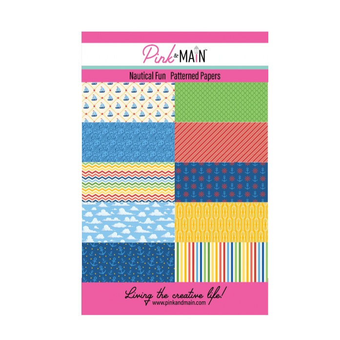 Pink and Main Nautical Fun 8.5 x 5.5 inch Paper Pack pmp166