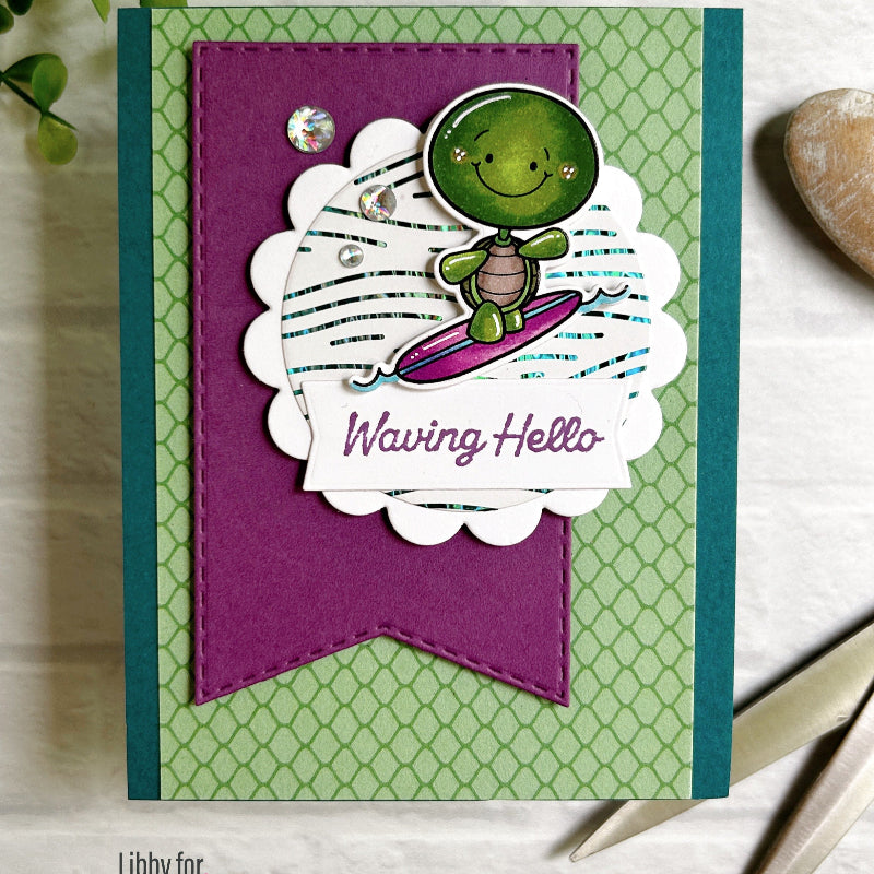 Pink and Main Nautical Fun 8.5 x 5.5 inch Paper Pack pmp166 hello
