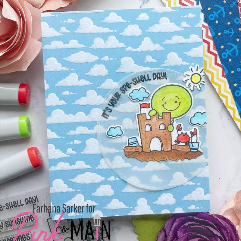Pink and Main Nautical Fun 8.5 x 5.5 inch Paper Pack pmp166 turtle