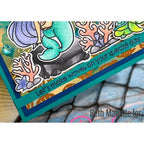 Pink and Main Naval Officer Embossing Powder pme193 make waves