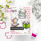 Pink and Main Note Pages Dies pnm864 lots of hearts | color-code:ALT01